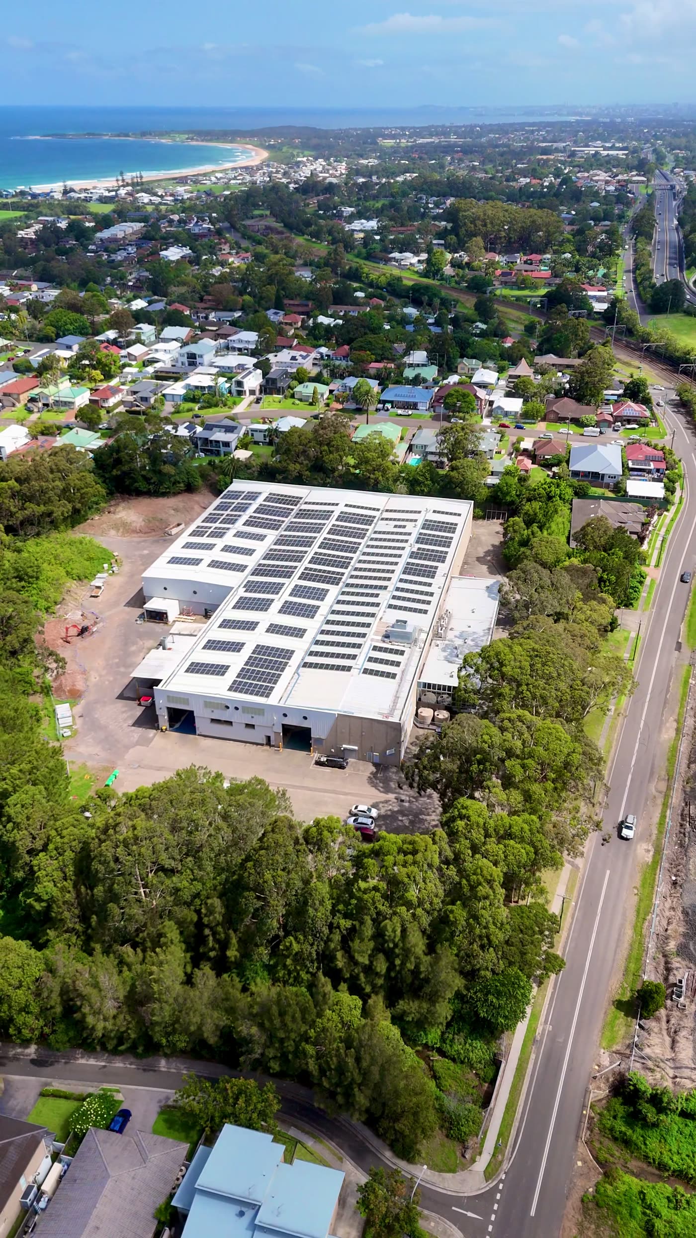 DB Santasalo 415kW solar install, Bulli NSW — ATI